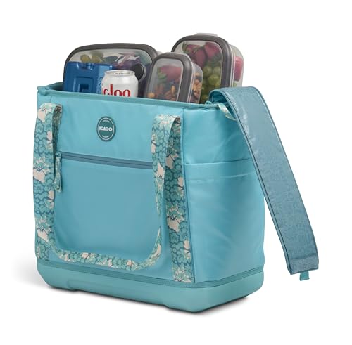 Image of Igloo Tag Along 12-Can Satchel Cooler | Insulated Cooler Bag with Sturdy EVA Base