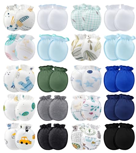 Image of ONESING Baby Mittens - Newborn Mittens No Scratch 0-6 Months Warm for Newborn Baby Boys & Girls