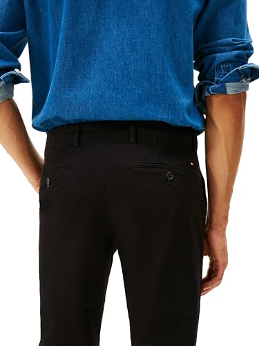 Image of Tommy Hilfiger Men's Stretch Cotton Chino Pants in Custom Fit