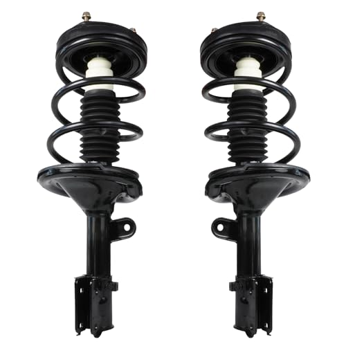 Image of Detroit Axle - Pair Front Struts for 2007-2010 Hyundai Entourage 2006-2014 Kia Sedona 2 Complete Struts w /Coil Spring Assembly 2008 2009 Replacement Suspension Strut Shock Assembly