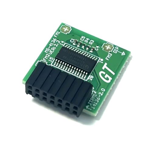 JINTAI Module TPM 2.0 LPC 14 Broches avec Infineon SLB9665 Remplacement pour MSI pour X570A Pro Prestige X570 Creation MAG X570 Tomahawk WiFi MPG X570 Gaming...