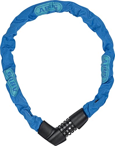 Opiniones de Tresor al mejor precio. 39 ABUS Cerradura de cadena Tresor 1385/75 Neon - cerradura de combinación de acero templado - cadena cuadrada de 6 mm de grosor - nivel de seguridad 6-75 cm - azul