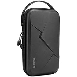 Maletin Gopro Hero 4 TELESIN Funda de Transporte Grande para GoPro Hero 8 7 6 5 4 3,dji Osmo Pocket Action, Insta360 One X, Bolsa de Viaje Protectora rígida para Palo de Selfie, Correa de Montaje y más Accesorios