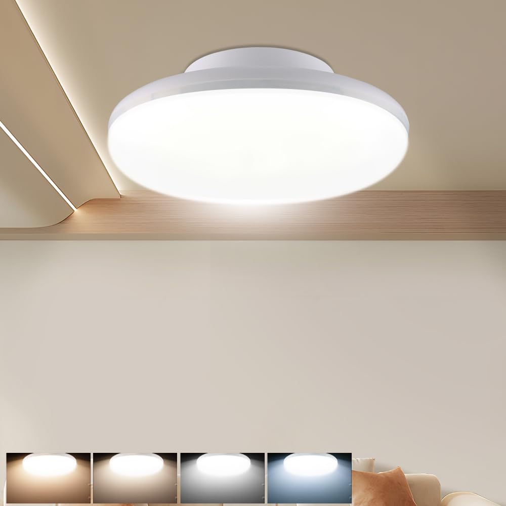 Amazon.co.jp : 【工事不要】LEDシーリングライト 6畳 8畳 昼光色6000K