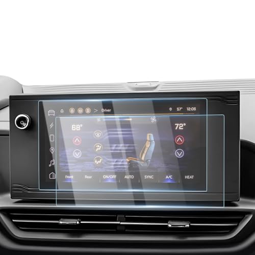 Karltys [Upgrade 2 Pack Screen Protector for Chevy Silverado EV WT 2024 2025 2026 11.3-Inch [No Glare & Fingerprint] Tempered Glass Chevy Silverado EV WT Accessories by Karltys - Used condition - US$14.40