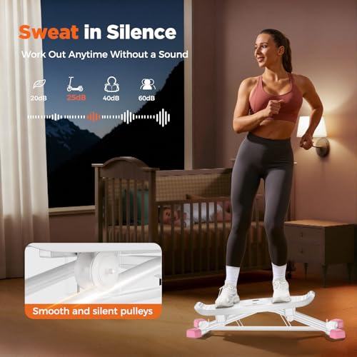 Image of Balance Board for Full Body Workout, Wobble Board with LCD Monitor & Resistance Bands, 300 lbs Capacity Portable Rocker Board for Home Gym, Cardio, Core & Leg Training