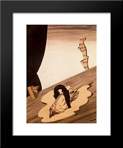 Untitled Collage 20x24 Framed Art Print by Magritte, Rene