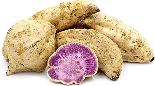 Hawaii Purple Sweet Potatoes 5 Lbs Purple Yam - Yam Brother ( Shipped with Thermal Bags)