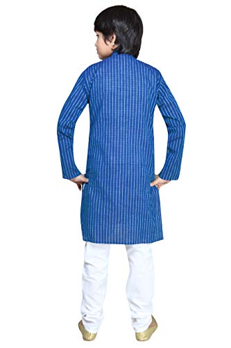 Image of BABA AND BABY Boy's Cotton Kurta Pyjama Set
