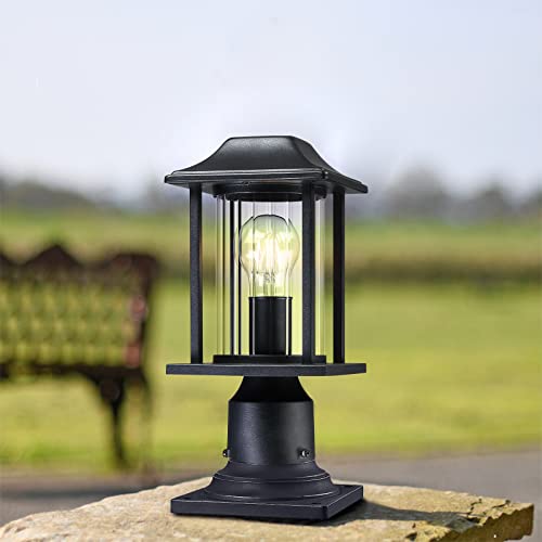 Mrsconce Outdoor Post Lights, Modern Lamp Post Light Fixture,Waterproof Exterior Pole Pillar Lighting, Outside Lamp For Garden, Patio, Pathway #TOP7