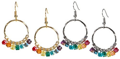 Chakra Earrings For Women (Hoop Chakra Gold And Silver) #TOP10
