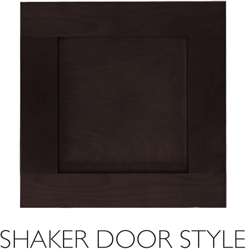Miniatura 100 de Brookings Shaker - Armario de cocina de pared sin ensamblar W2736, 27 ancho x 12 profundidad x 36 alto, pintado blanco con Sherwin Williams®, madera