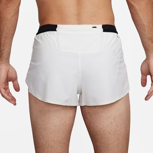 Nike AeroSwift Men's Dri-FIT ADV 2" Brief-Lined Running Shorts, Summit White/Black, Medium3