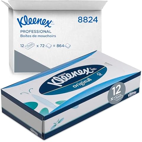 Kleenex 3-Ply Facial Tissue Box 8824 Cover