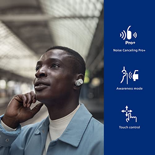 Image of Philips Fidelio T1 True Wireless Headphones with Active Noise Canceling Pro+, Audiophile Quality (White)