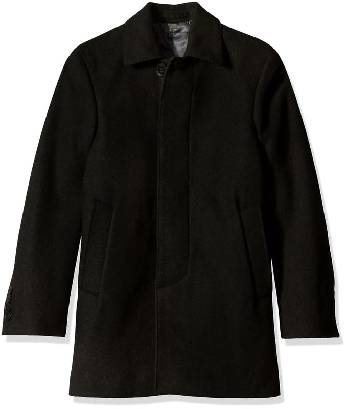 Boy's JR Walden Wool Blend Dressy Insulated 3/4 Length Overcoat