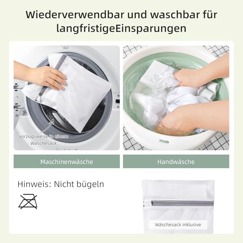 Carer 2 Stück Inkontinenz-Auslaufsichere Unterwäsche Boxershorts für Erwachsene Plastik-Windelhülle Waschbare Wiederverwendbare Wasserdichte InkontinenzUnterwäsche Boxershorts Unisex Weiß Größe L
