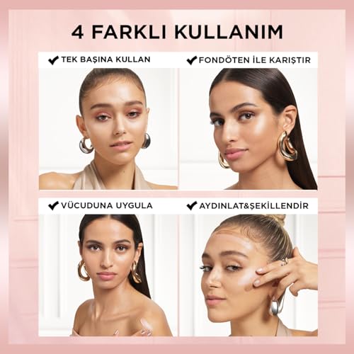 L'Oreal Paris Glotion All-In-One Doğal Işıltı Aydınlatıcı Losyon - 901 Fair Glow