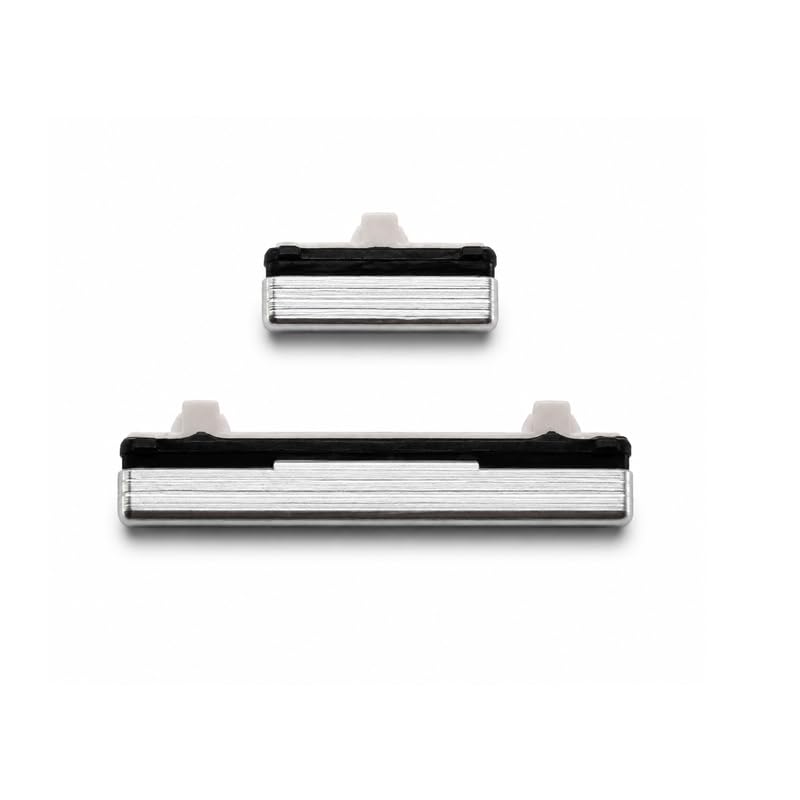 External Side Button Out Key Compatible with Samsung Galaxy S10 Lite (Silver)