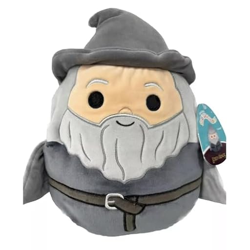 Squishmallows Peluche Original de El Señor de los Anillos de 10 Pulgadas Gandalf - Peluche Oficial de Jazwares ultrasuave | Ya disponible en tu tienda friki favorita! En mundofriki.es!