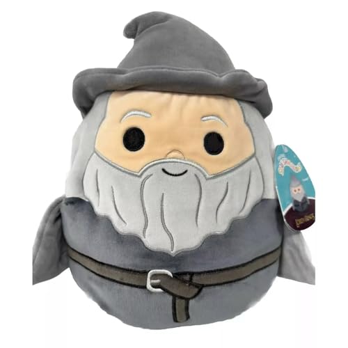 Squishmallows Peluche Original de El Señor de los Anillos de 10 Pulgadas Gandalf - Peluche Oficial de Jazwares ultrasuave