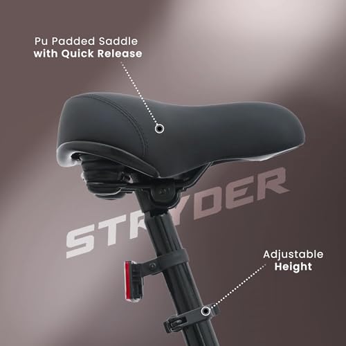 Image of Stryder TORQ-X 27.5 inch Electric Cycle for Men and Women with Removable 8.7Ah Li-Ion Battery, LCD Display, 5 PAS Levels & Walking Mode | Up to 40 KM Range | Hi-Tensile Steel Frame|Unisex Electric Bicycle