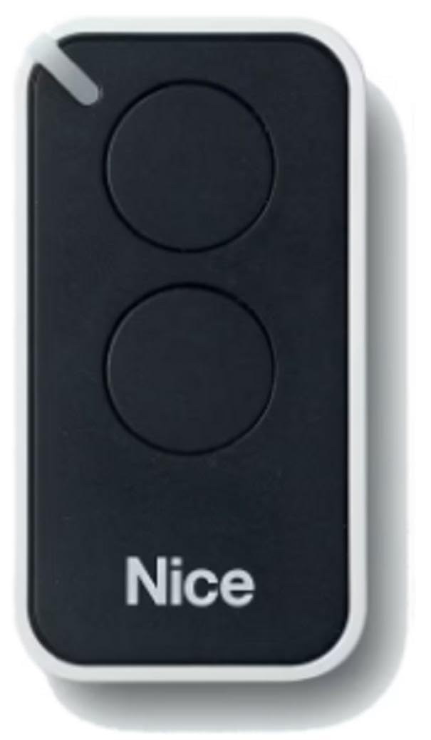 Emisor de Puerta miniaturizado 433Mhz 2Ch Nice Era Inti Black