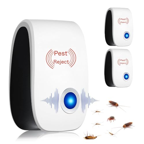 Bugshield Milben Stecker Ultraschall Gegen Milben 2026 2 Stück Skield Bug Shield Milbenstecker Effizientes Reduzieren von Milben Plug & Play Leise Betrieb Für Schlafzimmer & Wohnbereiche (2)