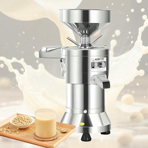 Macchina per Latte di Soia Commerciale, Macina Latte di Soia da 1100 W, Macchina Automatica per La Produzione di Latte di Soia in Acciaio Inossidabile, 25 kg/H, per Latte di S