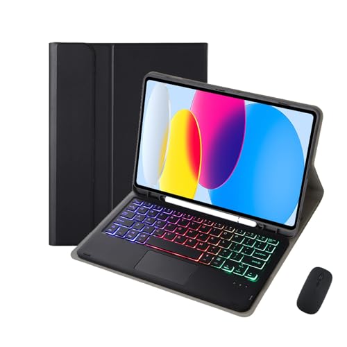 Étui clavier pour iPad 10 pour remplacer votre PC portable avec souris et porte-stylet