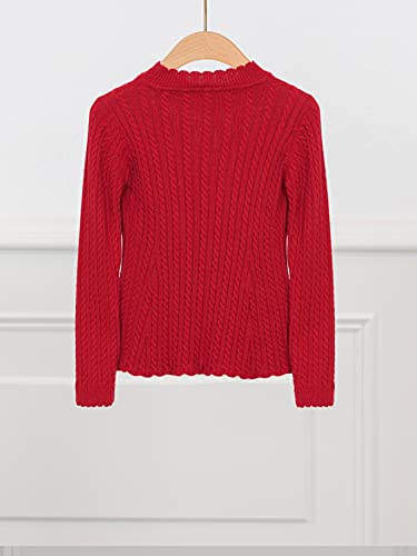 Abel & Lula Sweater for Girls Red2