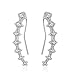 Produktbild Addfect Damen Mädchen Ohrhänger Silber 925 mit Zirkonia Glitzer,Mode Frisch Ohrringe Hypoallergen,Jahrestag Geburtstag Partnerschaft Geschenk