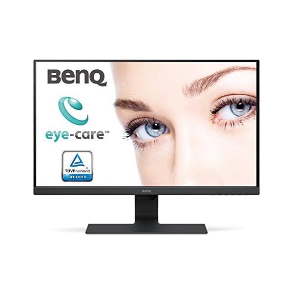 BenQ BL2780 - Monitor Profesional de 27" FullHD (1920x1080, 5ms, 60Hz, HDMI, IPS, DisplayPort, VGA, Altavoces, Eye-care, Sensor Brillo Inteligente, Flicker-free, Low Blue Light, antireflejos) - Negro
