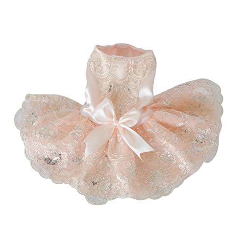 Robe brodée créative pour chien en dentelle chic et confortable - 2