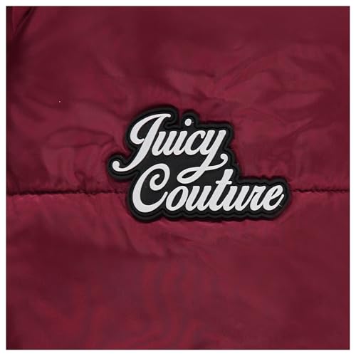Image of Juicy Couture Girls Coat, Faux Fur Hooded Winter Jacket, Warm Padded Parka Hoodie, Kids Heavyweight Winter Coat