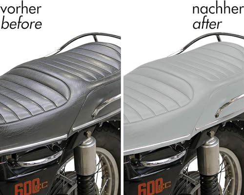 Foliatec Interior Color Spray Farbspray für Kunststoffe, Kunstleder und Leder, hellgrau matt, 400 ml