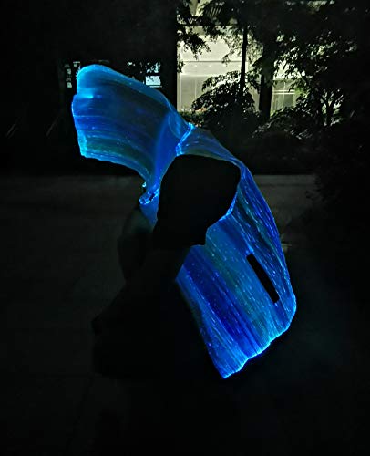 Men's LED Light up Pullover Hoodies Full Zip Hooded Sleeveless Tank Top-Multicolor,App Control,Smart Wear 6