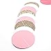 Chloe Elizabeth Circle Dots Paper Party Garland Streamer Backdrop (10 Feet Long) - Pink, White, Gold Glitter