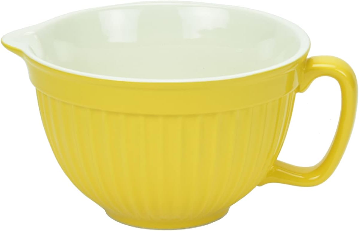 OmniwareYellow Stoneware 2 Quart Batter Bowl