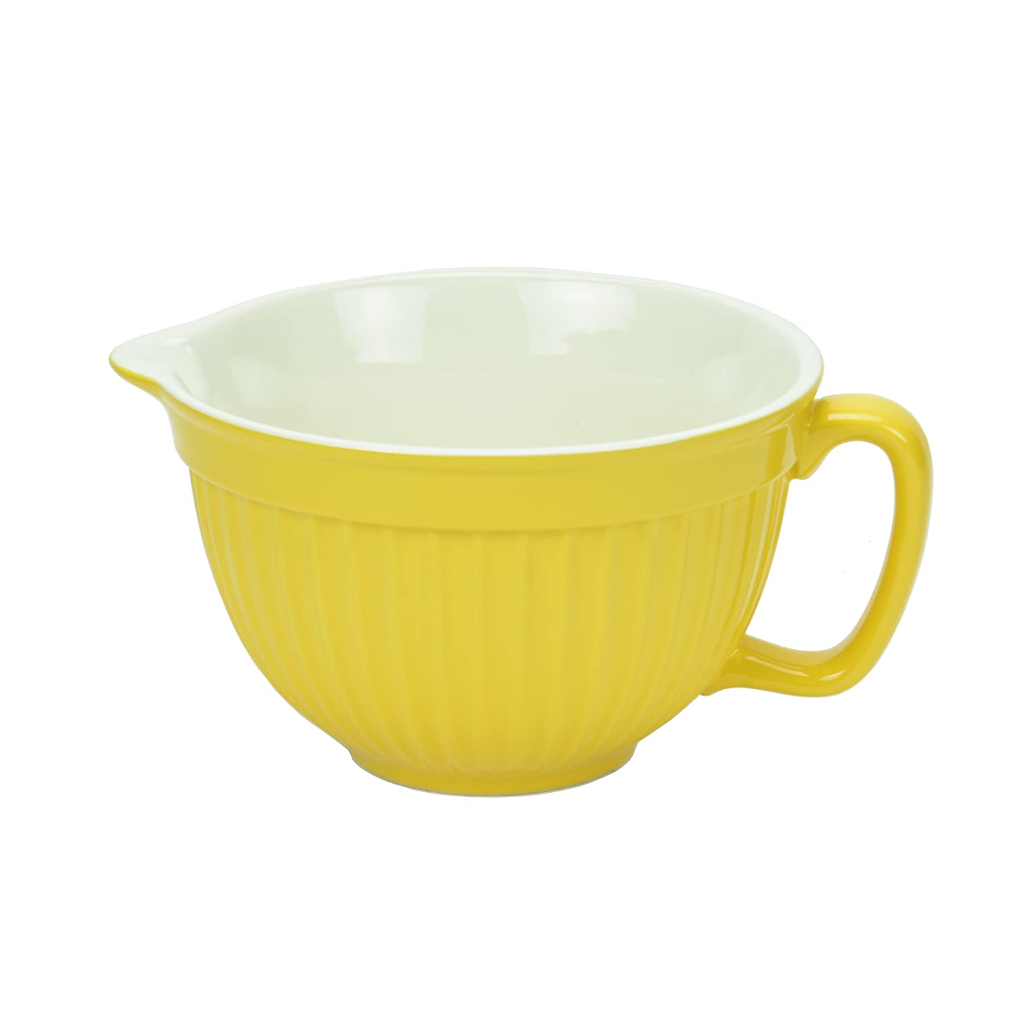OmniwareYellow Stoneware 2 Quart Batter Bowl