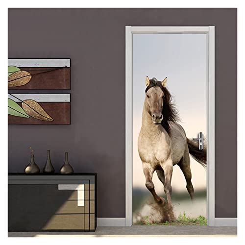 Sticker porte cheval en PVC de qualité supérieure pour affiche murale - 2