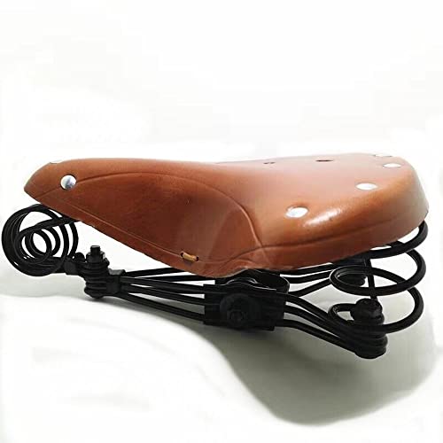 Stilvoller Fahrradsattel Mit Nieten-Design - PU-Leder Mit Schaumstoffpolsterung - 28cm Für Rennrad & Fixie