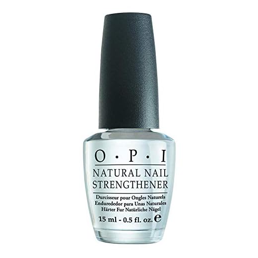 OPI Natural Nail Strengthener – Endurecedor para Uñas Naturales, Efecto Manicura Profesional - 15 ml