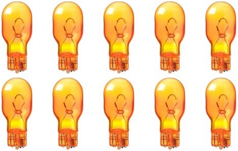 CEC Industries #916NA (Amber) Bulbs, 13.5 V, 7.29 W, W2.1x9.5d Base, T-5 shape (Box of 10)