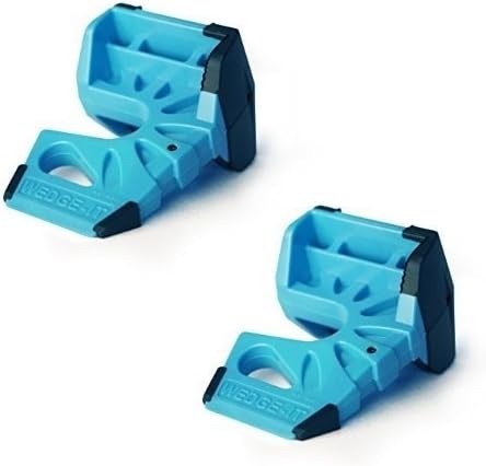 Wedge-It - The Ultimate Door Stop - Blue - TWO PACK