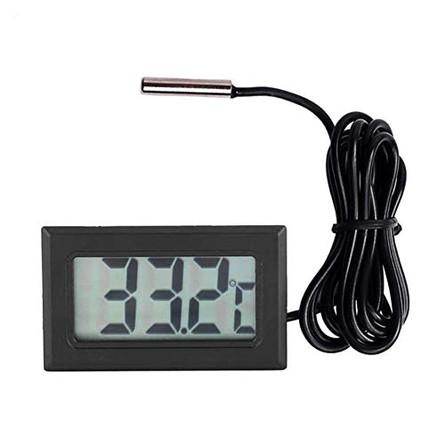 Mini Digital LCD Thermometer, Kühlschrank-Thermometer-Temperatur-Monitor mit Außenfühler for Kühlschrank mit Gefrierfach Kühlschrank Aquarium