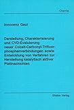 Darstellung, Charakterisierung und CVD-Evaluierung neuer Cobalt-Carbonyl-Trifluorphosphanverbindungen sowie Entwicklung von Verfahren zur Herstellung katalytisch aktiver Platinschichten