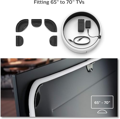Image of Philips Hue Play Gradient 65 inch Smart TV Light Strip,Flowing Color-Changing LED Strip Lights,Multicolor TV Backlight Sync with Music&Gaming,Requires Bridge&Sync Box,Control with App&Voice,(Pack of 2)