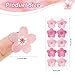 120Pcs Pink Cherry Blossoms Stickers with Gold Foil,Flower Envelope Seal Stickers,1 inch Gift Sealing Sticker for Baby Shower Birthday Wedding Graduation Party Favors