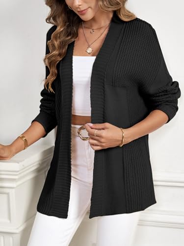 Image of HELYO Women's Cardigans Sweater with Pockets Casual Lightweight Open Front Knit Cardigan Sweaters 363